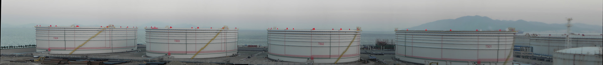 4x110,000m³ Universal (Zhoushan) Petroleum Storage Tank Project #5 Tank Group Engineering