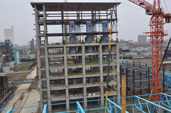 Sinopec Nanjing Chemical Synthetic Ammonia Gasification Furnace Frame